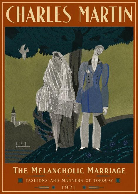 Charles Martin The Melancholic Marriage No5 - Póster