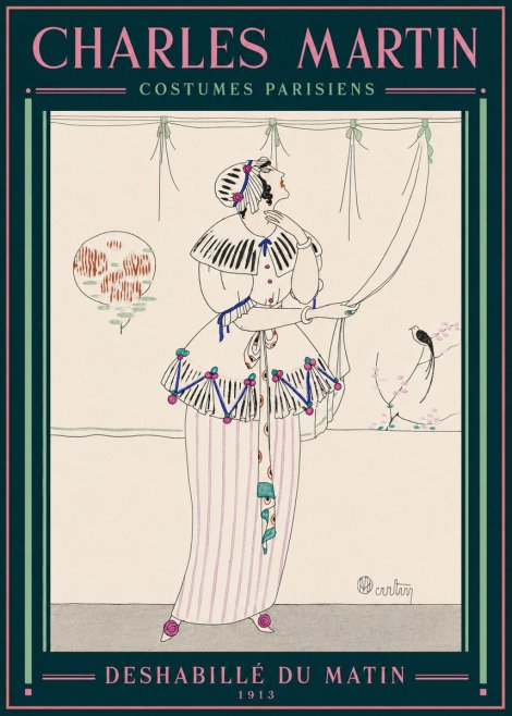 Charles Martin Deshabillé Du Matin No2 - Póster