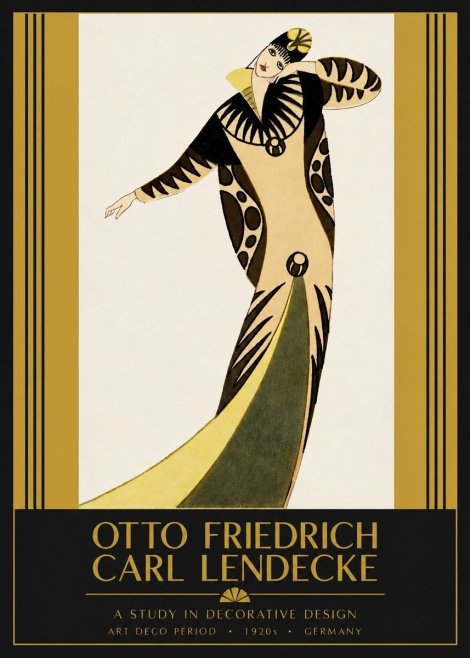 Otto Friedrich Carl Lendecke A Study in Decorative Design No2 - Póster