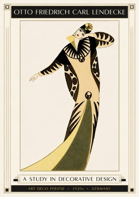 Otto Friedrich Carl Lendecke A Study in Decorative Design No4 - Póster