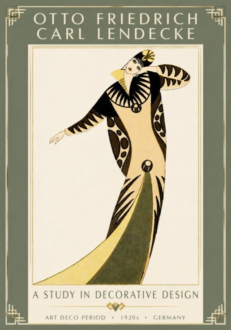 Otto Friedrich Carl Lendecke A Study in Decorative Design No5 - Póster