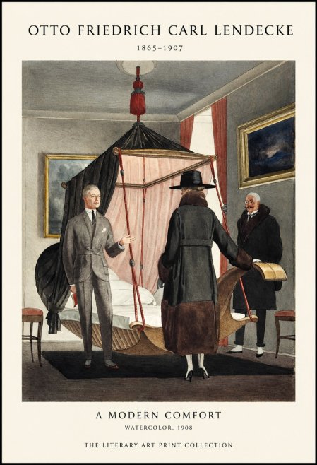 Otto Friedrich Carl Lendecke A Modern Comfort No1 - Póster