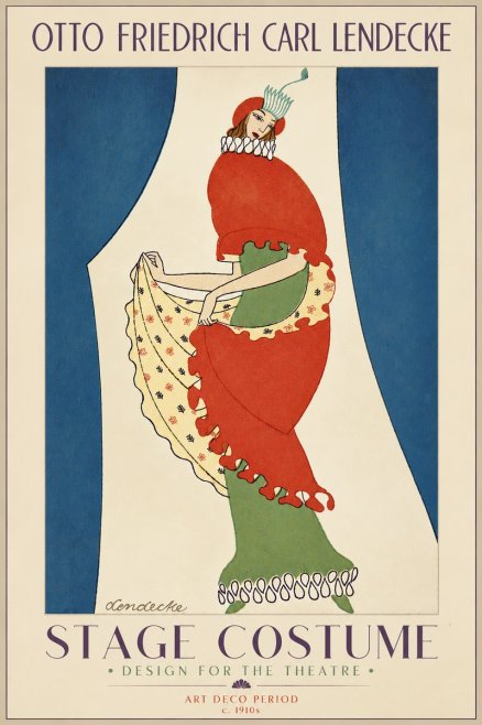 Otto Friedrich Carl Lendecke Stage Costume No4 - Póster