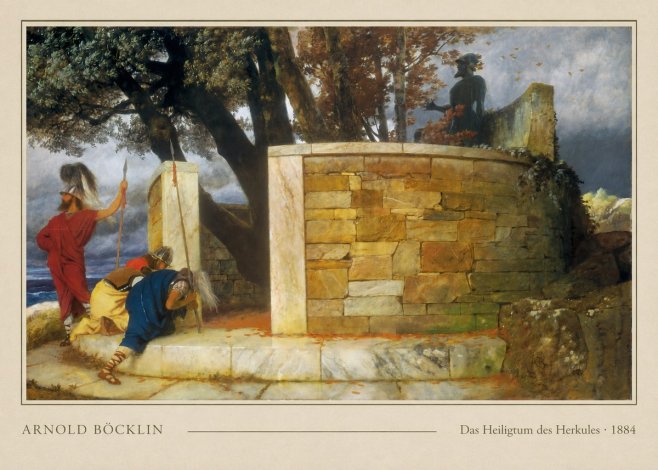 Arnold Böcklin Das Heiligtum Des Herkules I No4 - Póster