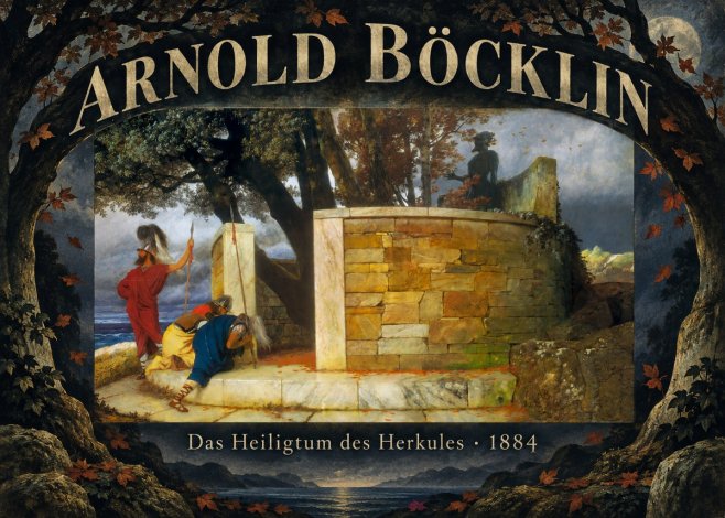 Arnold Böcklin Das Heiligtum Des Herkules I No6 - Póster
