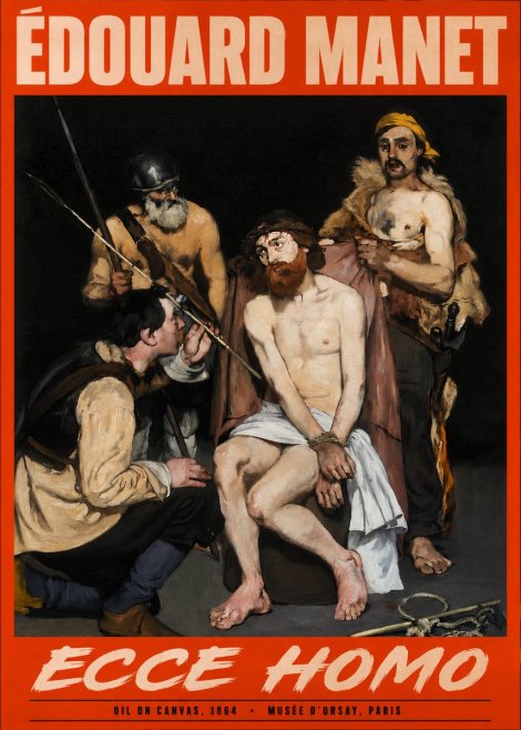 Édouard Manet Ecce Homo No2 - Póster