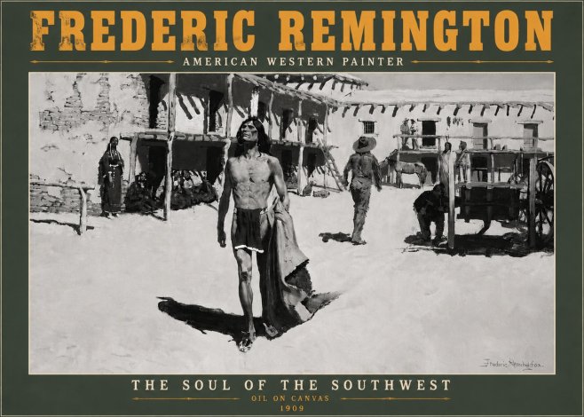 Frederic Remington The Soul of the Southwest No5 - Póster