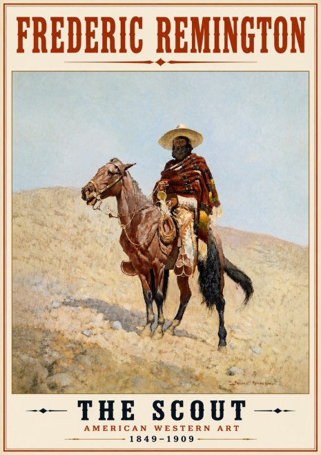 Frederic Remington The Scout I No6 - Póster