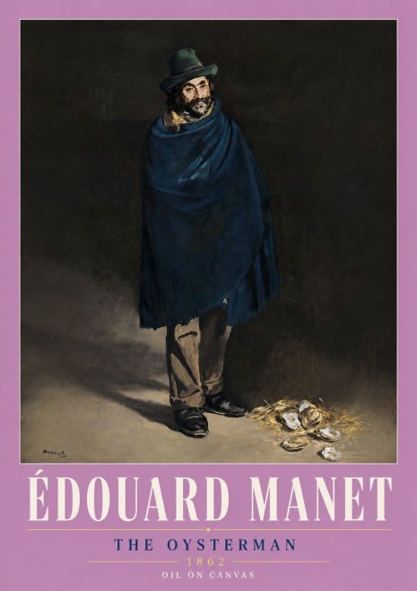 Édouard Manet The Oysterman No6 - Póster