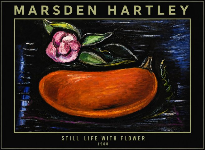 Marsden Hartley Still Life with Flower No4 - Póster