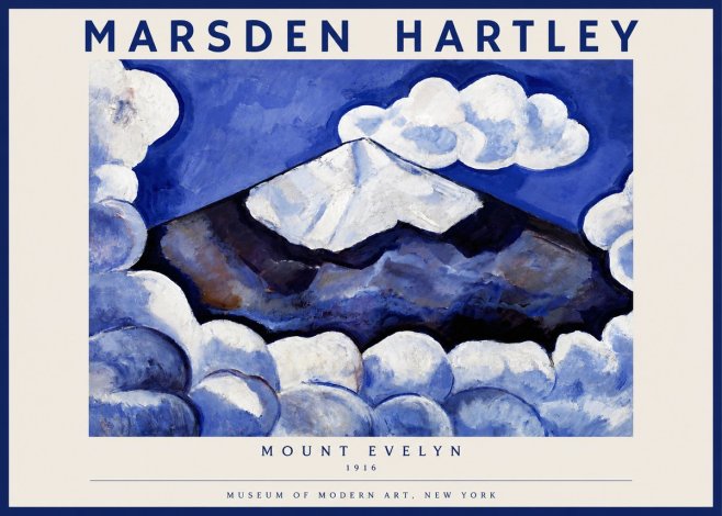 Marsden Hartley Mount Evelyn No2 - Póster