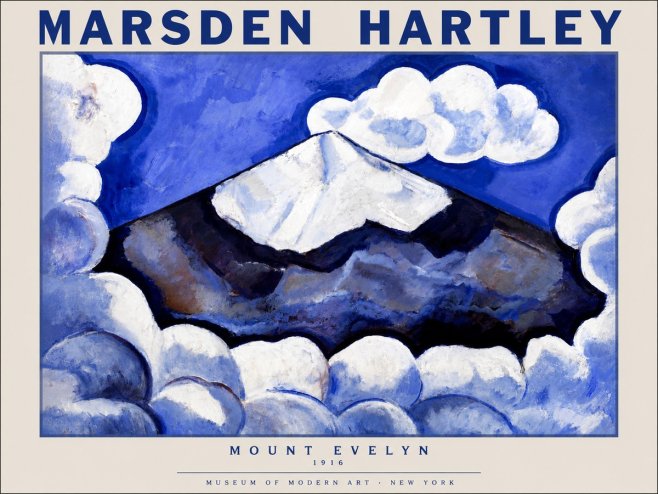 Marsden Hartley Mount Evelyn No5 - Póster