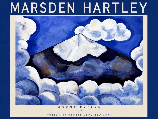 Marsden Hartley Mount Evelyn No6 - Póster