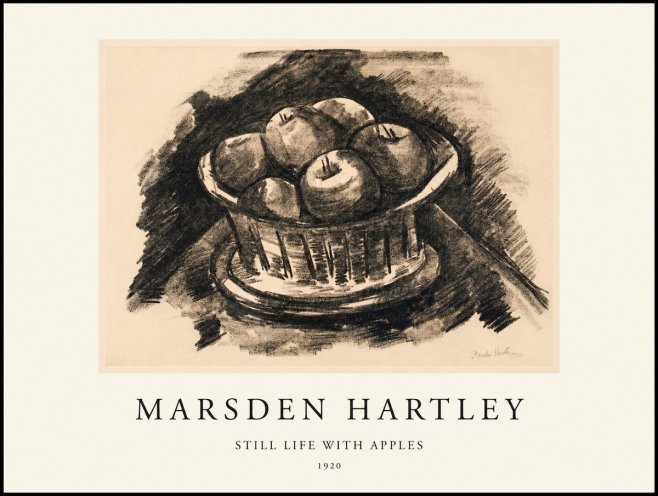 Marsden Hartley Still Life with Apples No1 - Póster