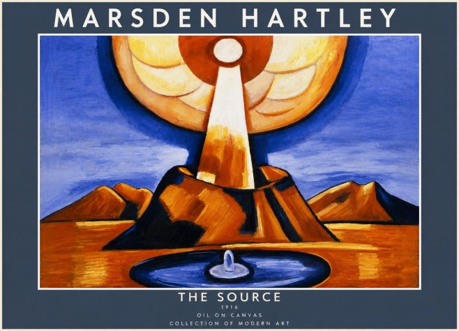 Marsden Hartley The Source No3 - Póster