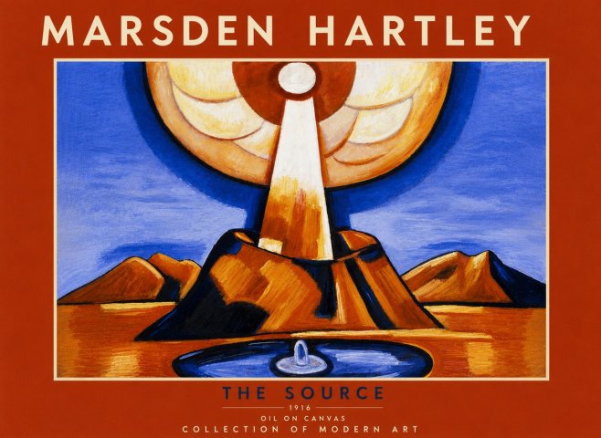 Marsden Hartley The Source No5 - Póster