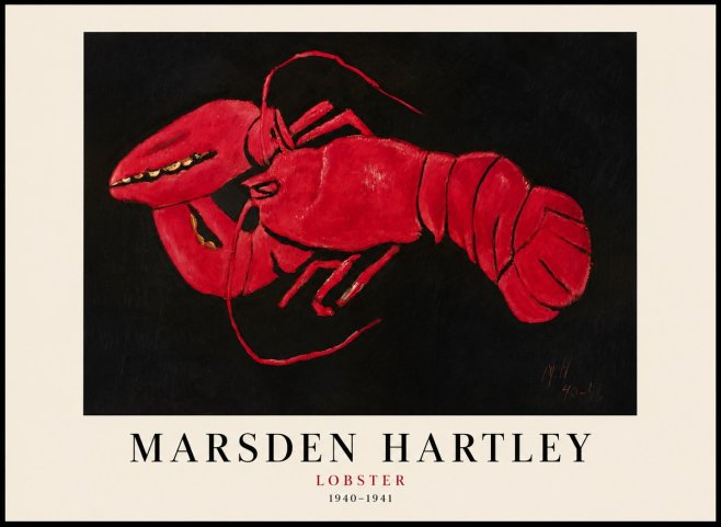 Marsden Hartley Lobster No1 - Póster