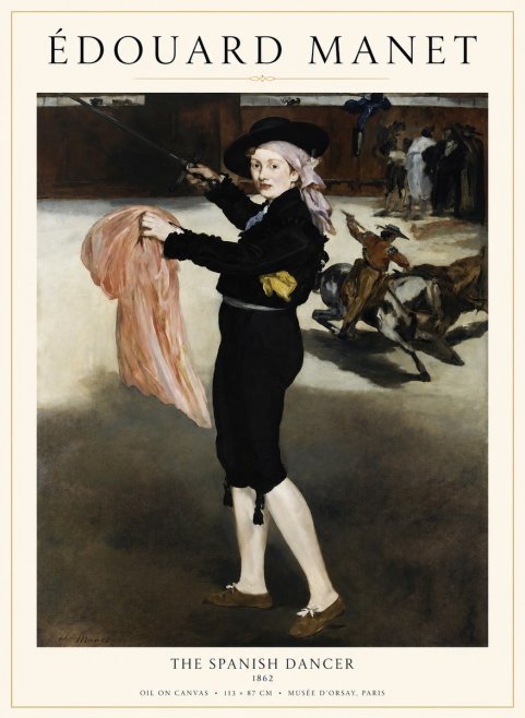 Édouard Manet The Little Bullfighter No2 - Póster