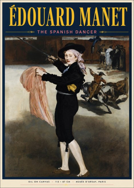 Édouard Manet The Little Bullfighter No4 - Póster