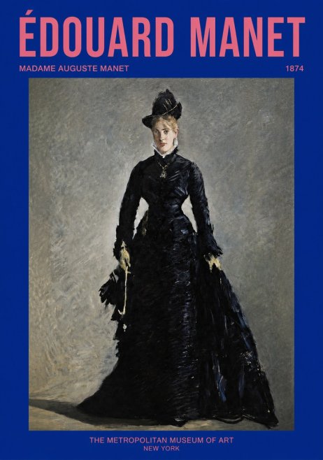 Édouard Manet Madame Auguste Manet No2 - Póster