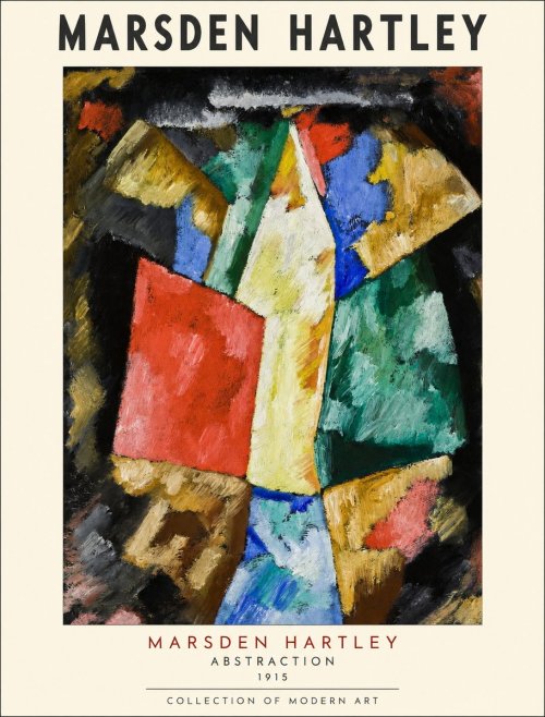 Marsden Hartley Abstraction No1 - Póster