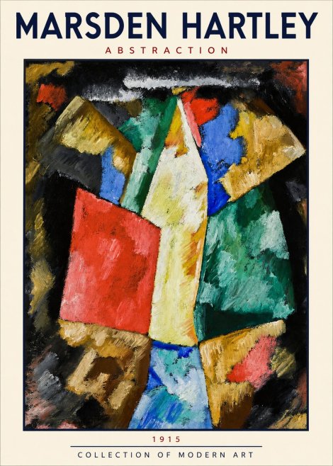 Marsden Hartley Abstraction No2 - Póster