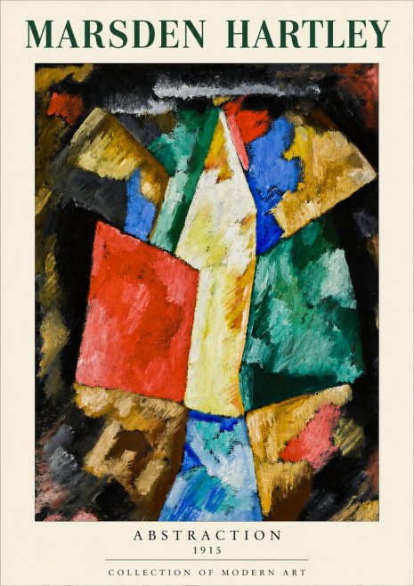 Marsden Hartley Abstraction No3 - Póster