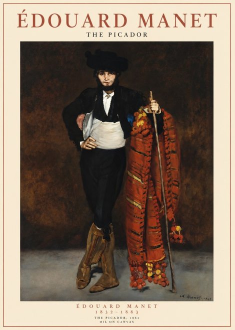 Édouard Manet The Picador No1 - Póster