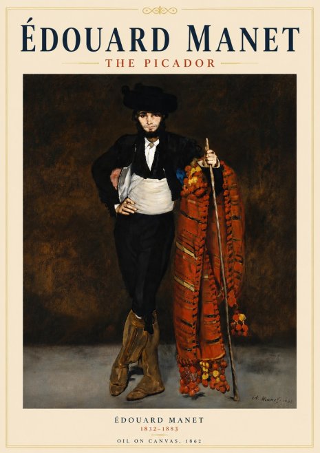 Édouard Manet The Picador No4 - Póster