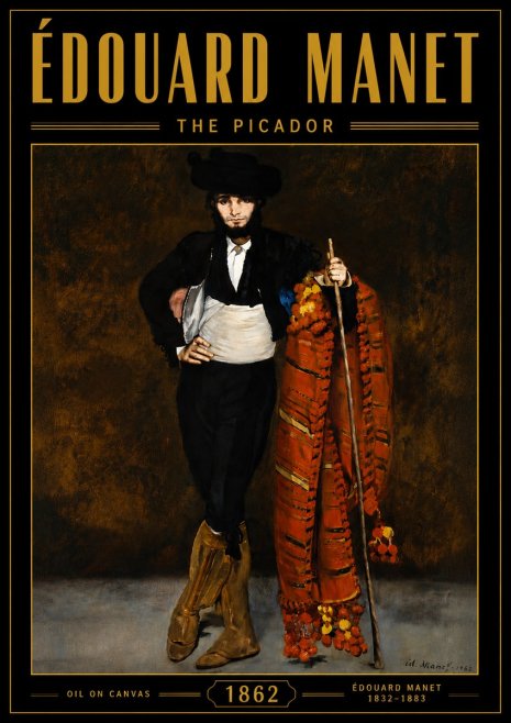Édouard Manet The Picador No6 - Póster
