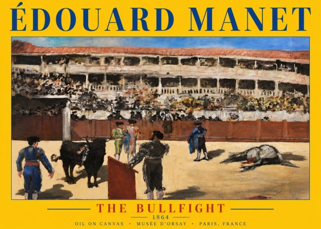 Édouard Manet The Bullfight II No5 - Póster