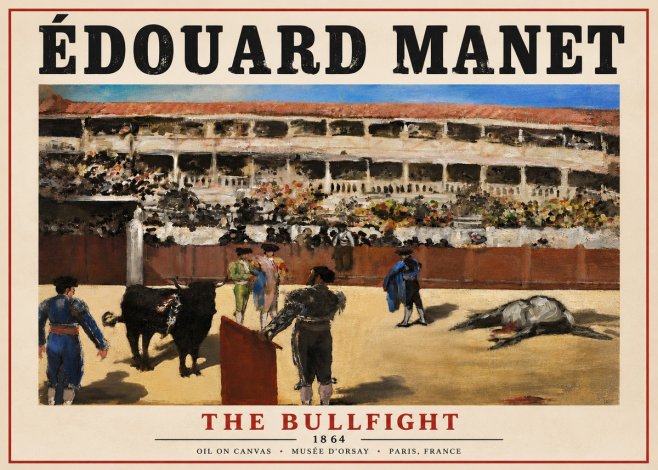 Édouard Manet The Bullfight II No6 - Póster