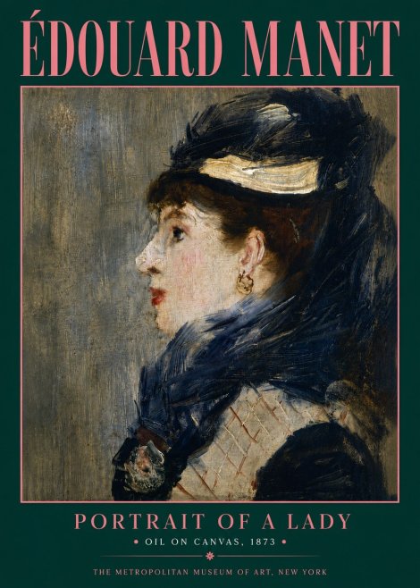 Édouard Manet Portrait of a Lady No6 - Póster