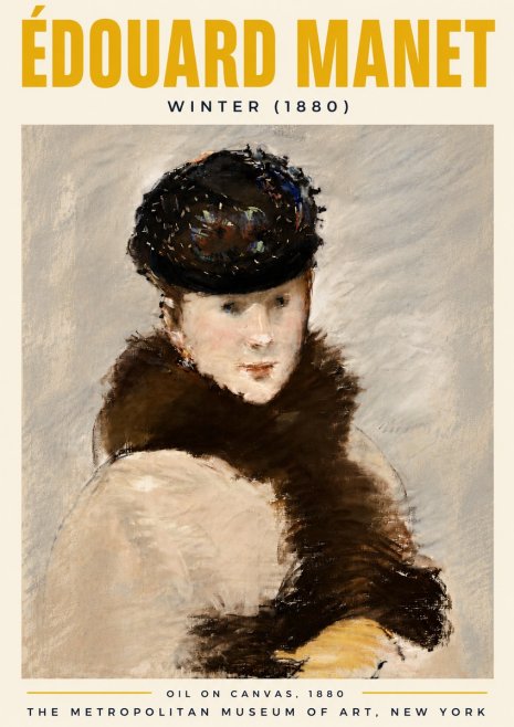 Édouard Manet Winter No6 - Póster