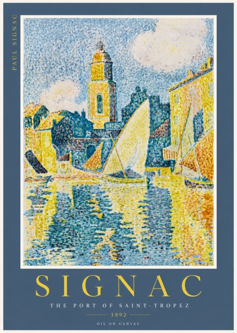 Signac The Port of Saint-tropez No2 - Póster