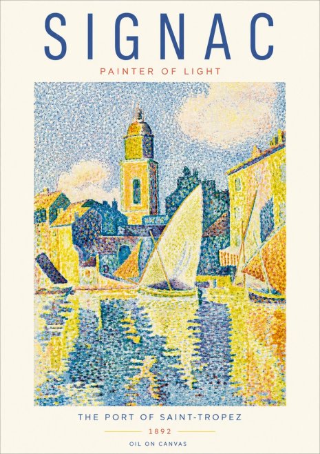 Signac The Port of Saint-tropez No3 - Póster