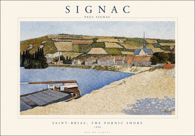 Signac Saint-briac, the Pornic Shore No1 - Póster