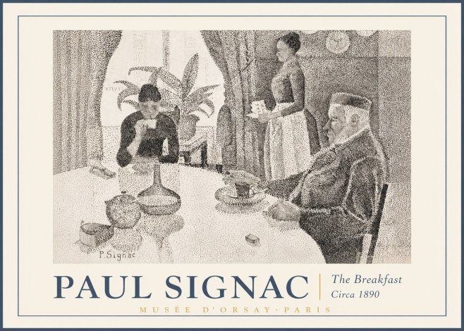 Signac The Breakfast No2 - Póster