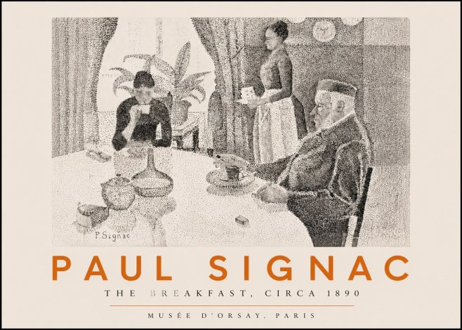 Signac The Breakfast No3 - Póster