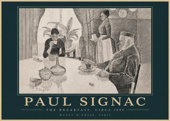 Signac The Breakfast No4 - Póster