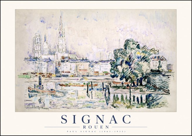 Signac Rouen No1 - Póster