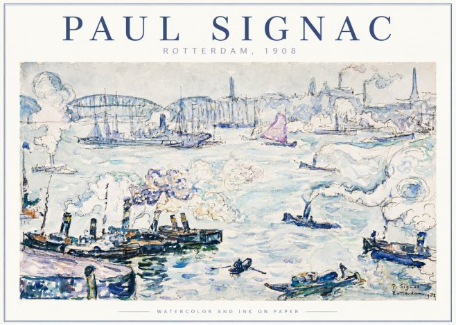 Signac Rotterdam, 1908 No5 - Póster