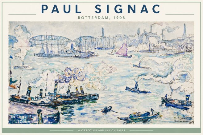 Signac Rotterdam, 1908 No6 - Póster