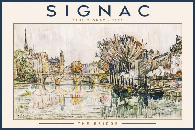 Signac The Bridge I No6 - Póster