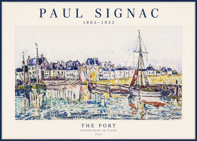 Signac The Port I No2 - Póster