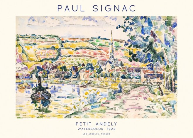 Signac Petit Andely No1 - Póster