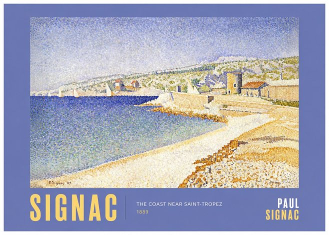 Signac The Coast Near Saint-tropez No2 - Póster