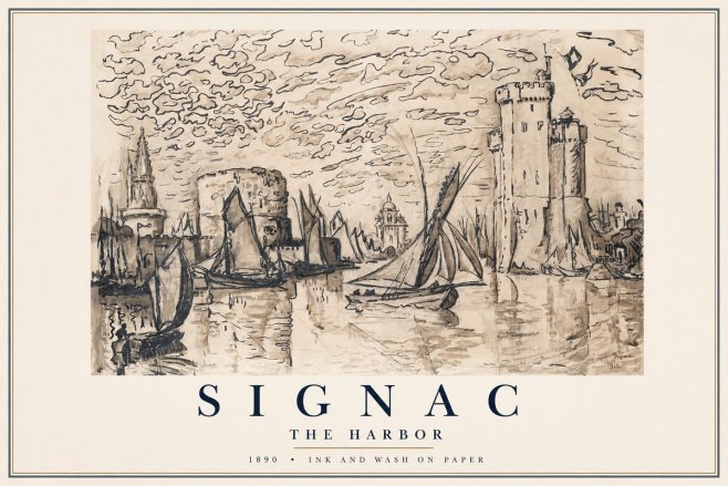 Signac The Harbor II No1 - Póster
