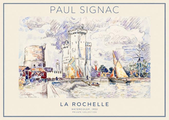 Signac La Rochelle III No1 - Póster
