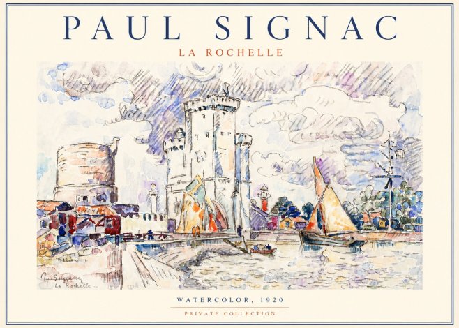 Signac La Rochelle III No5 - Póster
